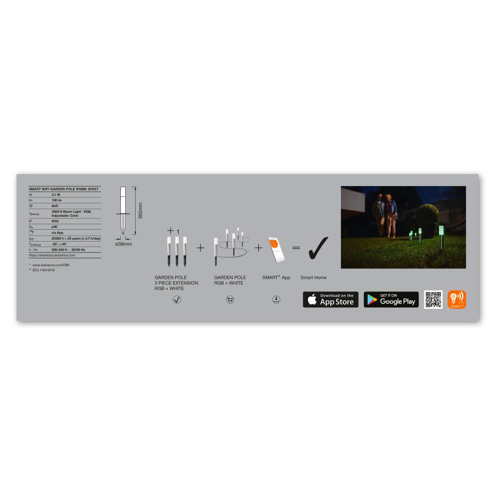 ledvance-smart-wifi-garden-pole-erweiterung-3er-rgb image 4