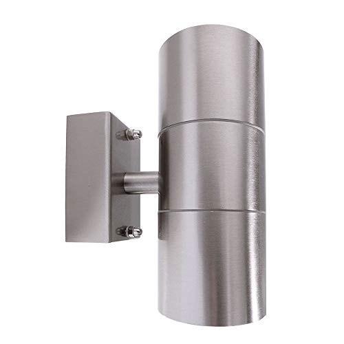 deko-light-zilly-up-down-wandaufbauleuchte-2x-gu10-ip44-edelstahl image 4