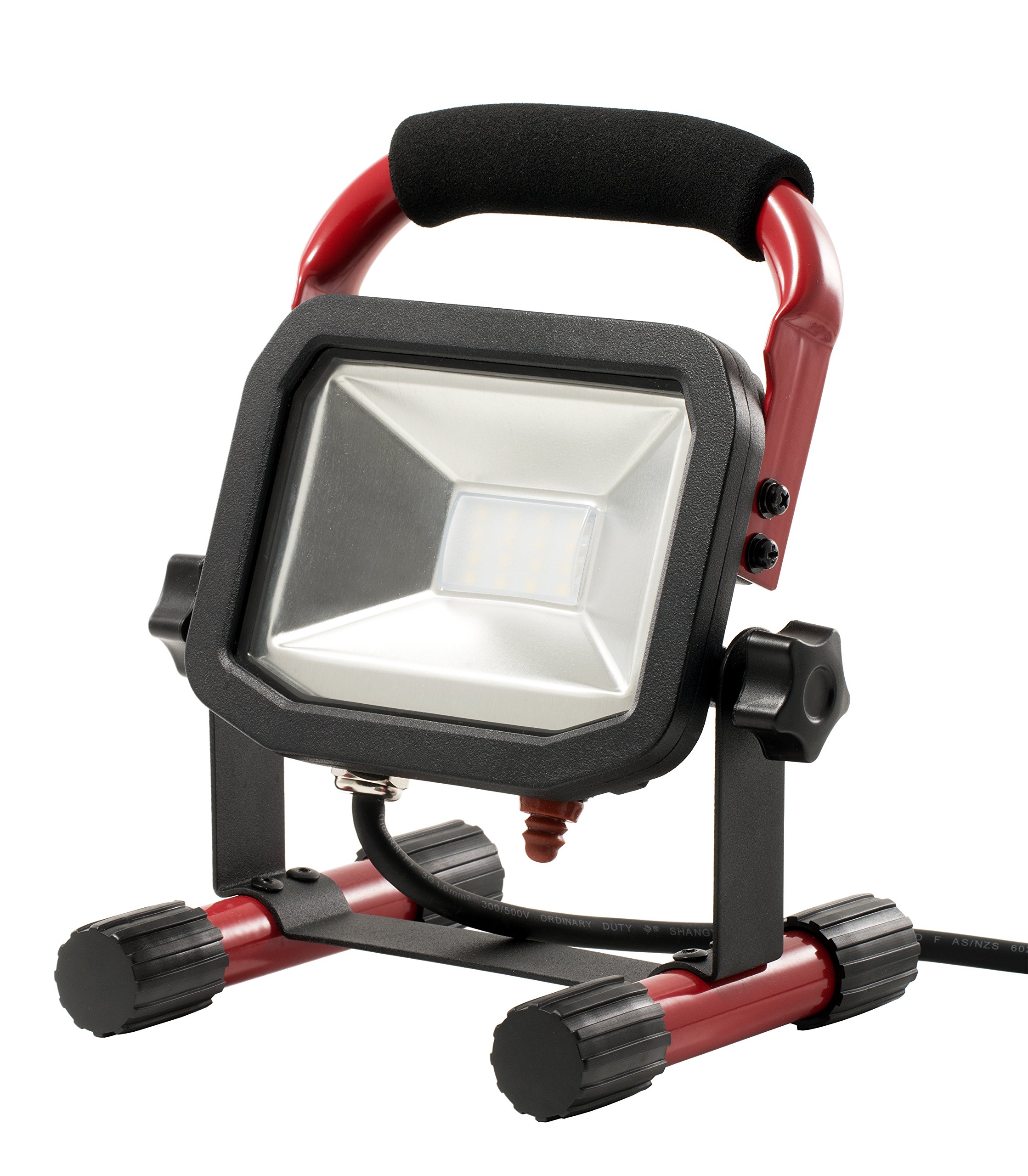 luceco-slimline-tragbarer-led-baustrahler-22w-schwarz-rot image 1