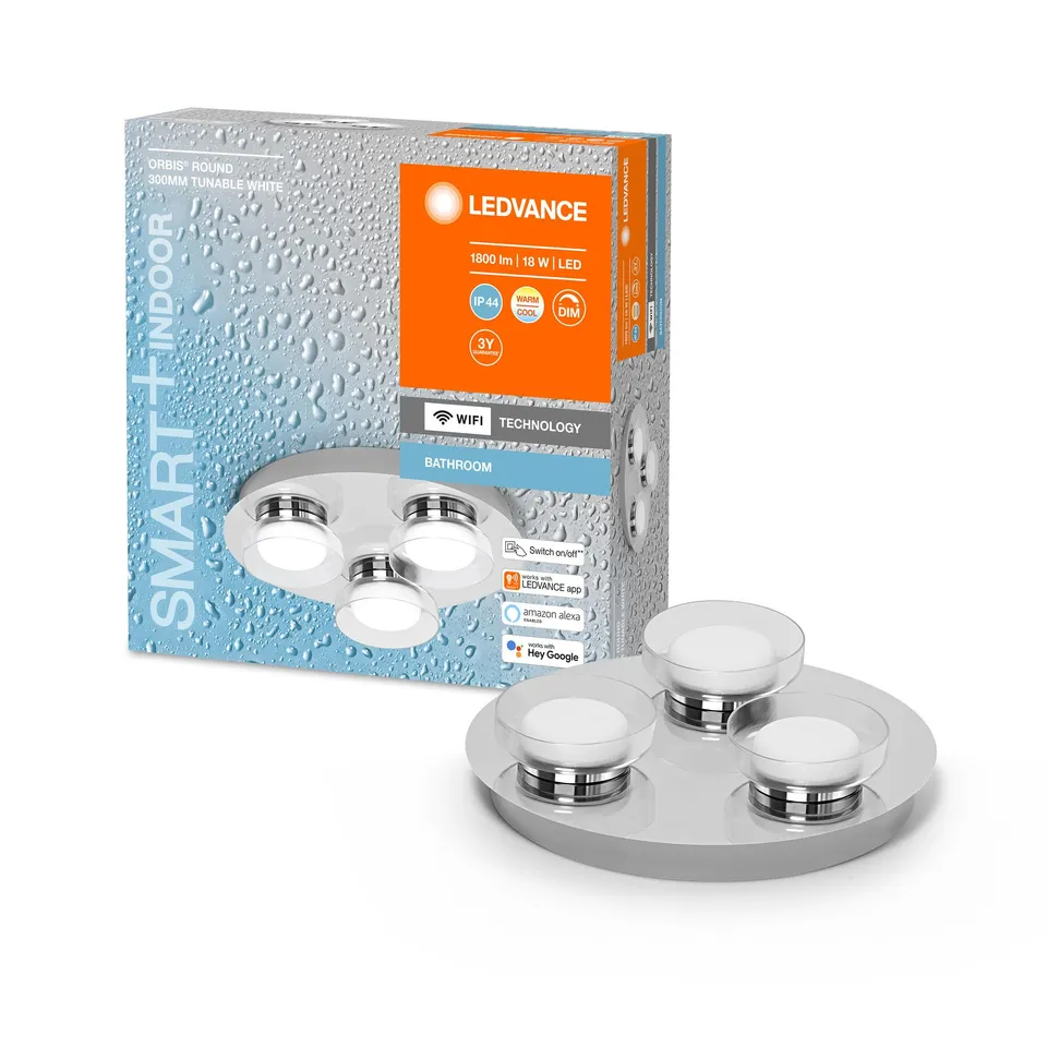 ledvance-smart-orbis-round-wifi-badezimmerleuchte-30-cm-chrom-ip44-dimmbar image 1