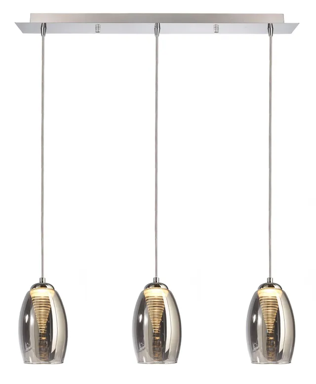deko-light-elektra-led-pendel-leuchte-3x6w-3000k-dimmbar-glas-chrom-12-cm image 1