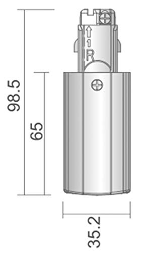 deko-light-d-line-elektrischer-einspeiser-rechts-3-phasen-schwarz image 6