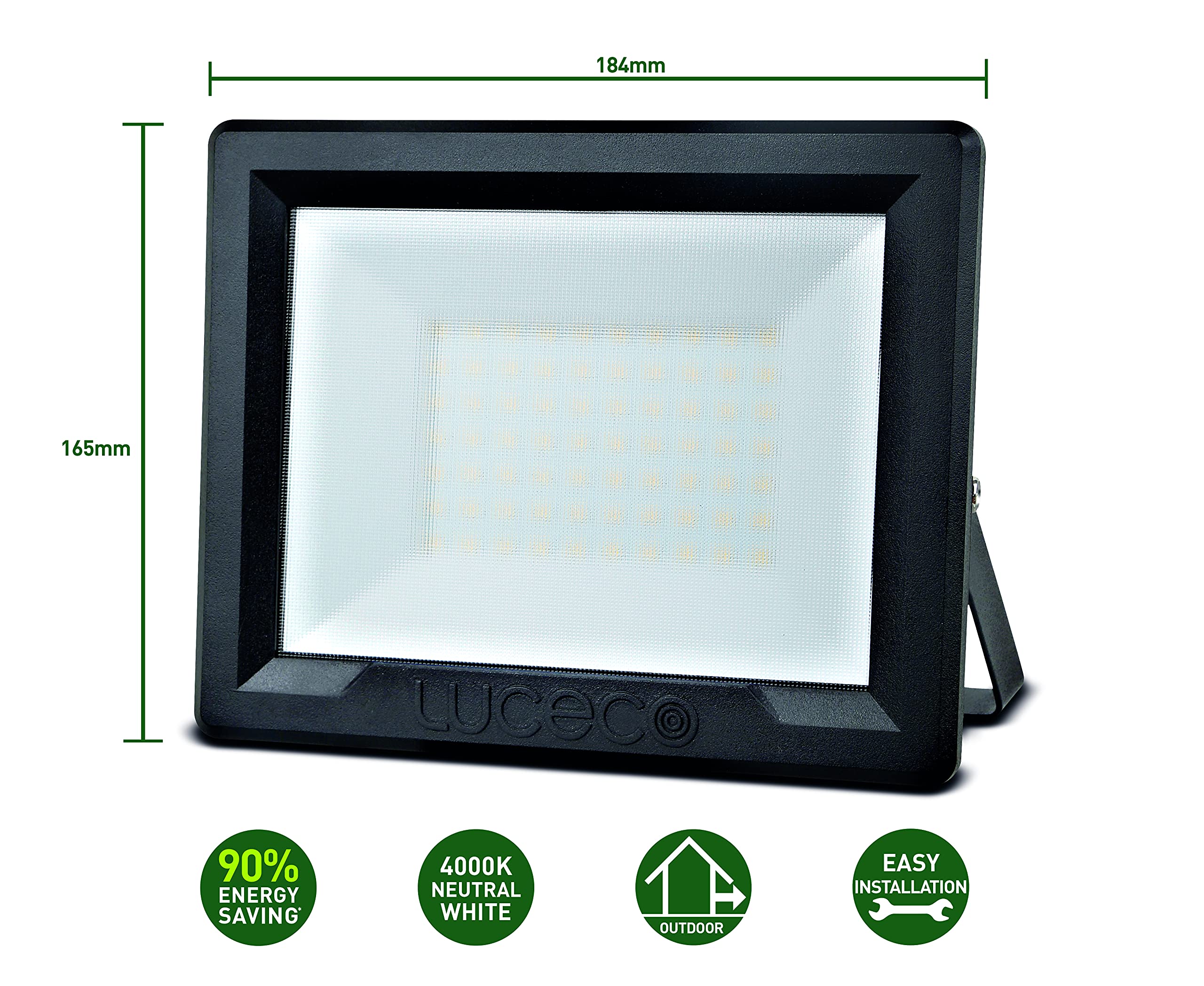 luceco-led-au-enstrahler-50w-4000-lumen-ip65-neutralwei-4000k image 4