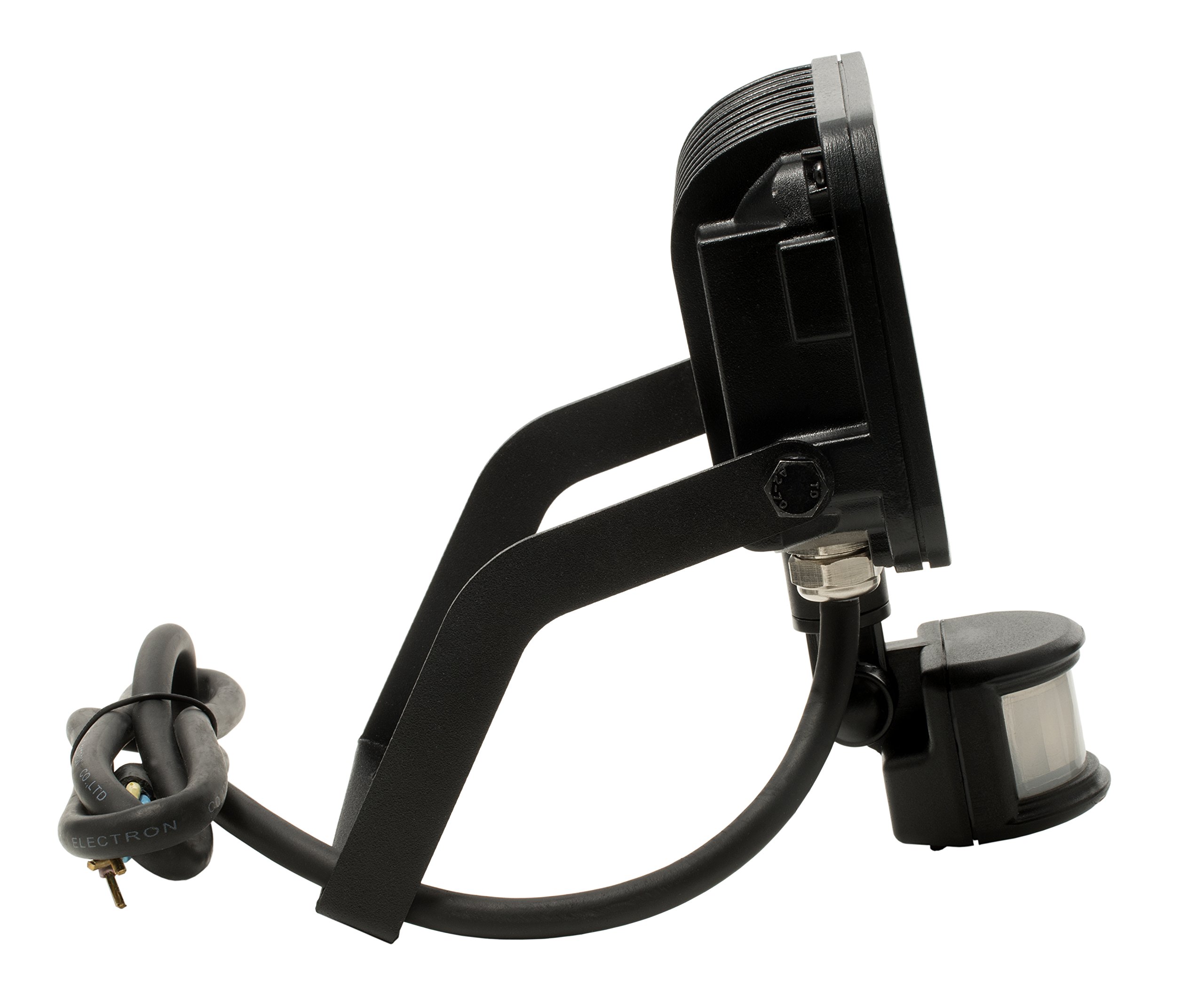 luceco-slim-led-flutlichtstrahler-8w-5000k-mit-pir-sensor-schwarz image 3