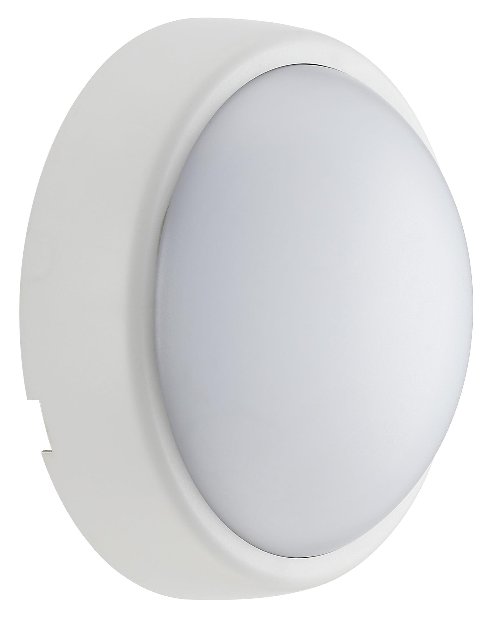luceco-led-eco-mini-schottlicht-rund-16cm-5-5w-schwarz-wei image 1