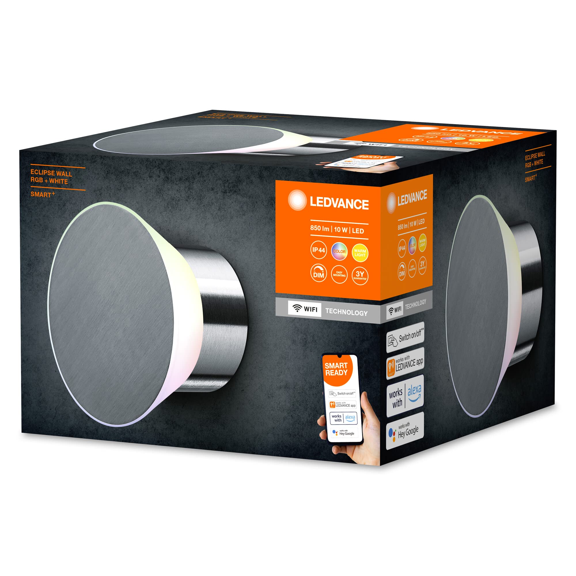ledvance-smart-outdoor-wifi-wandleuchte-10w-850lm-grau-rgb image 6