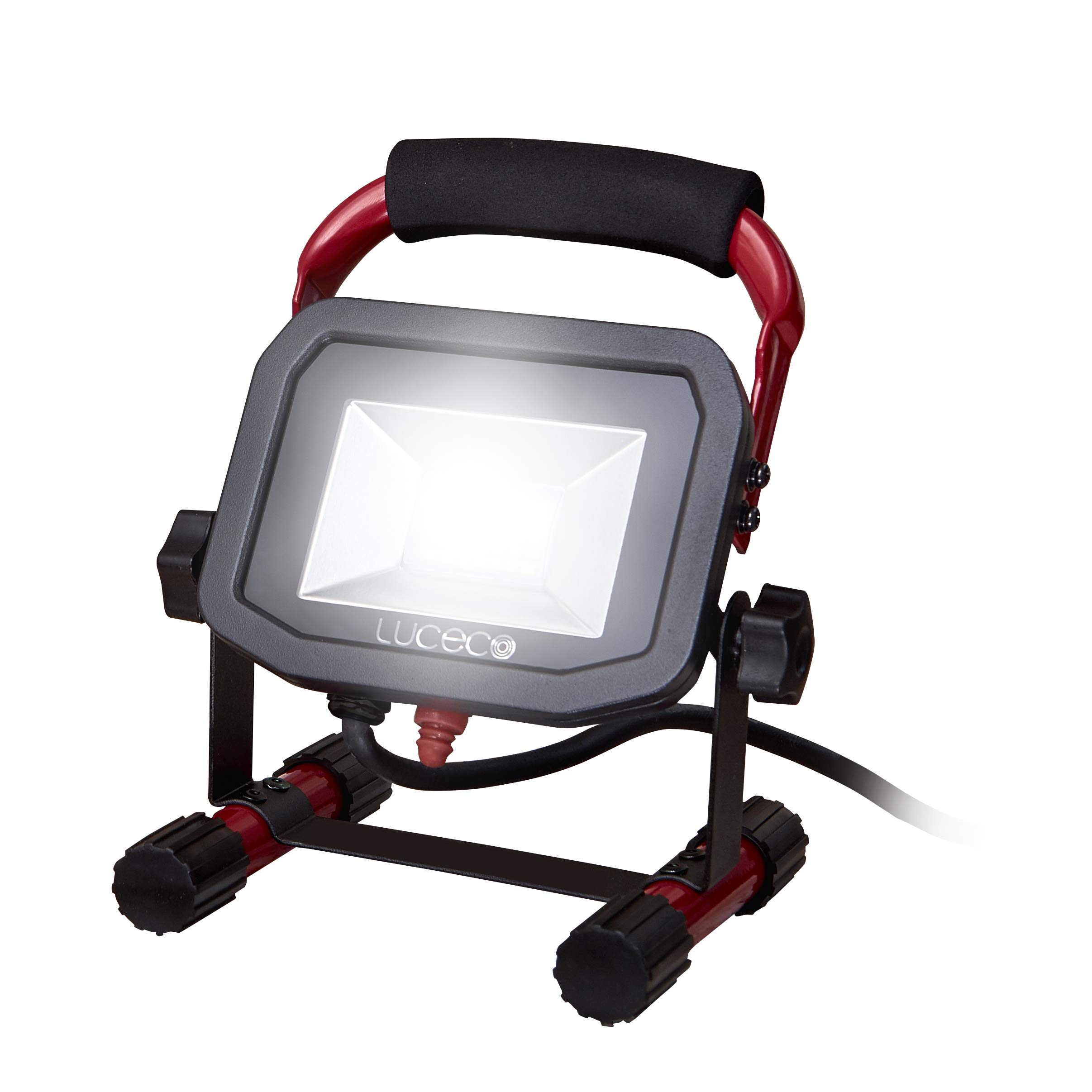 luceco-slimline-led-baustrahler-15w-tragbare-arbeitsleuchte-1200-lm-ip65-2m-kabe image 1