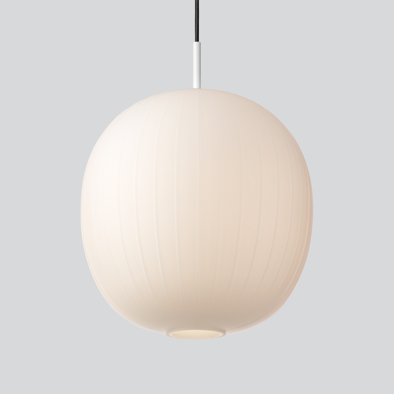 mawa-bologna-pendelleuchte-glas-lampion-mit-textilkabel image 1