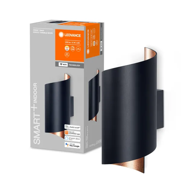 ledvance-orbis-twist-smart-wi-fi-led-wandleuchte-12w-schwarz-kupfer image 1