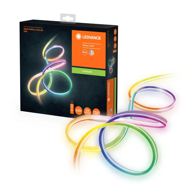 ledvance-neon-digital-flex-led-lichtschlauch-3m-rgb-ip65 image 1
