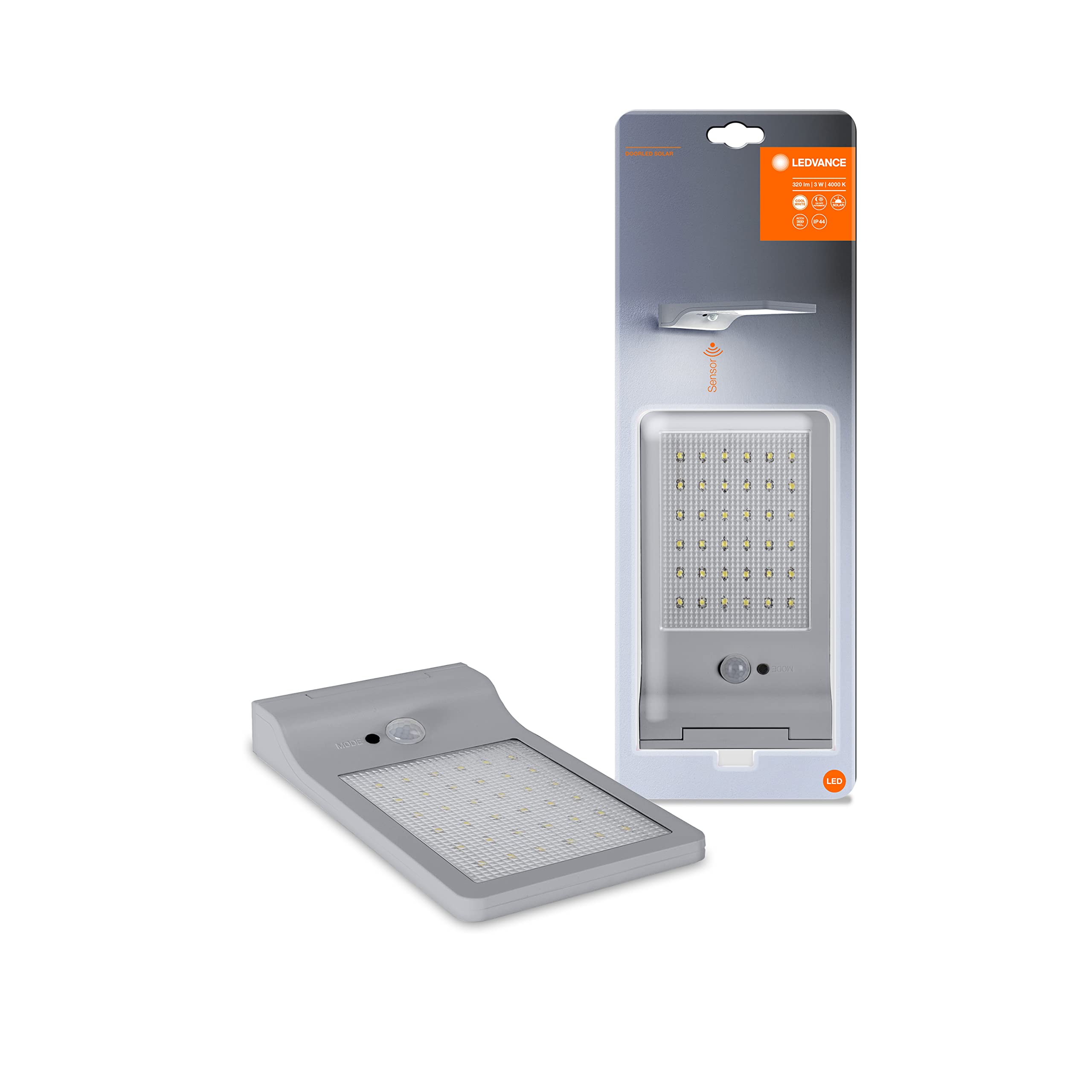 ledvance-doorled-solar-led-wandleuchte-silber-mit-bewegungsmelder-kaltwei-ip44 image 5