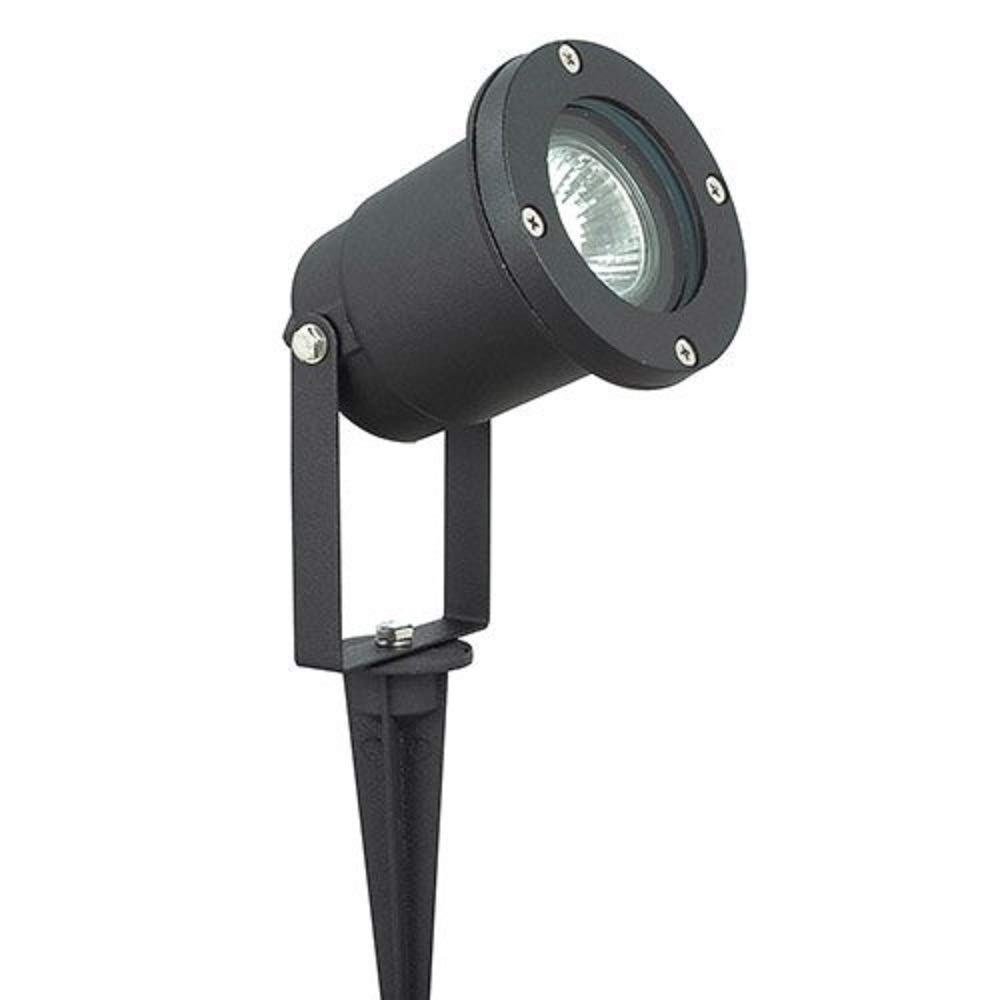 luceco-gartenstrahler-mit-erdspie-gu10-ip54-schiefergrau image 1