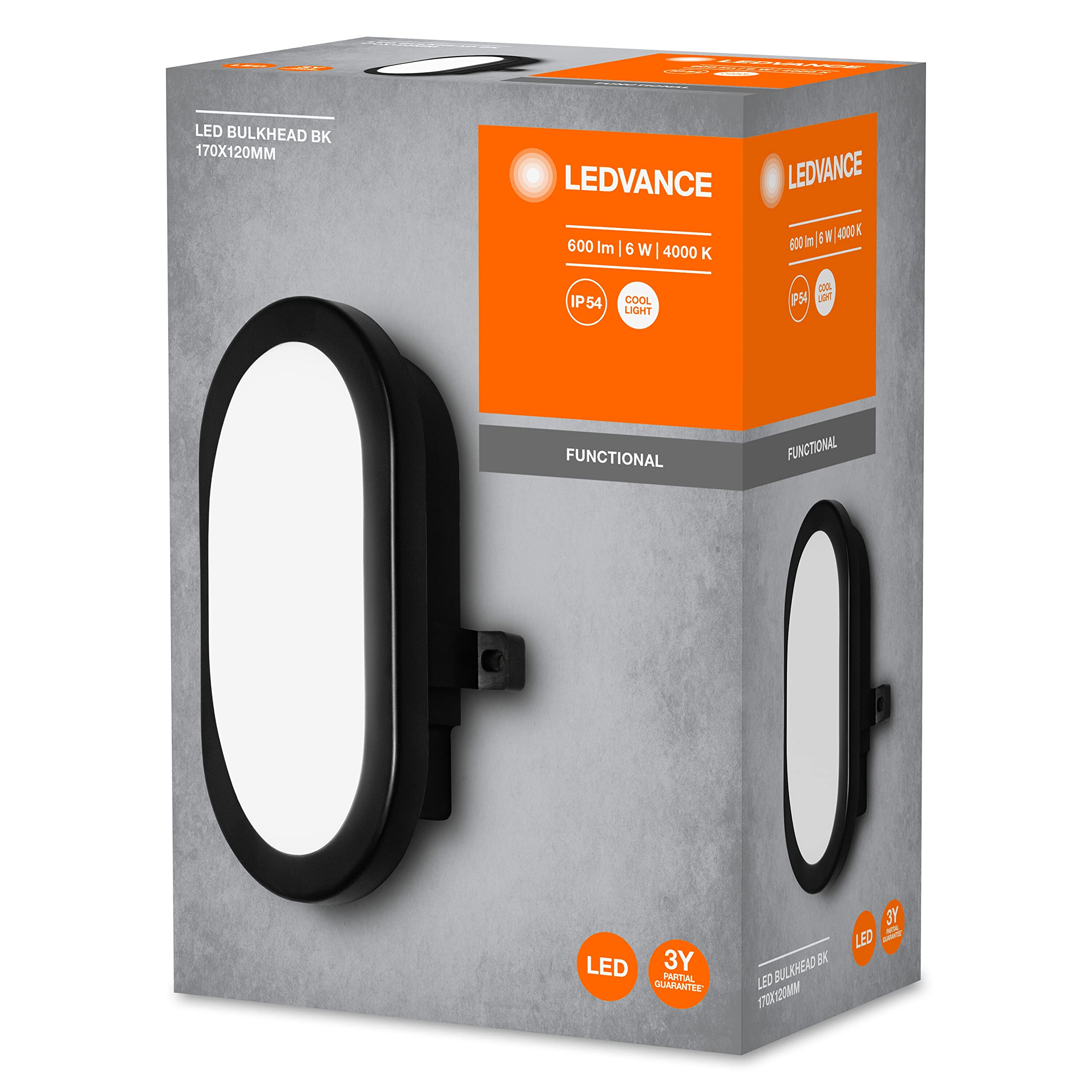 ledvance-led-bulkhead-au-enleuchte-6w-kaltwei-schwarz image 2