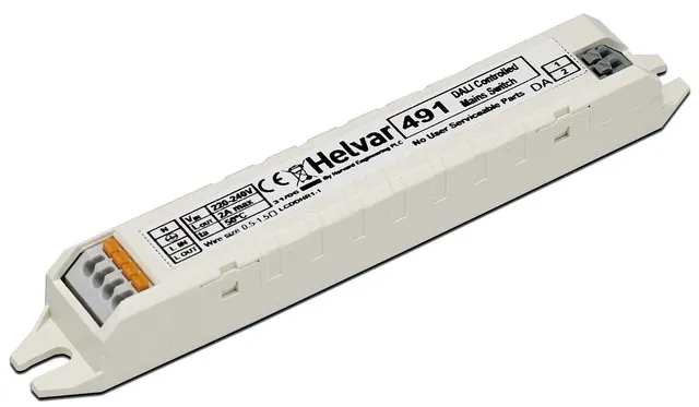 helvar-491-2a-relais-einheit-relay-unit-auslaufmodell image 1