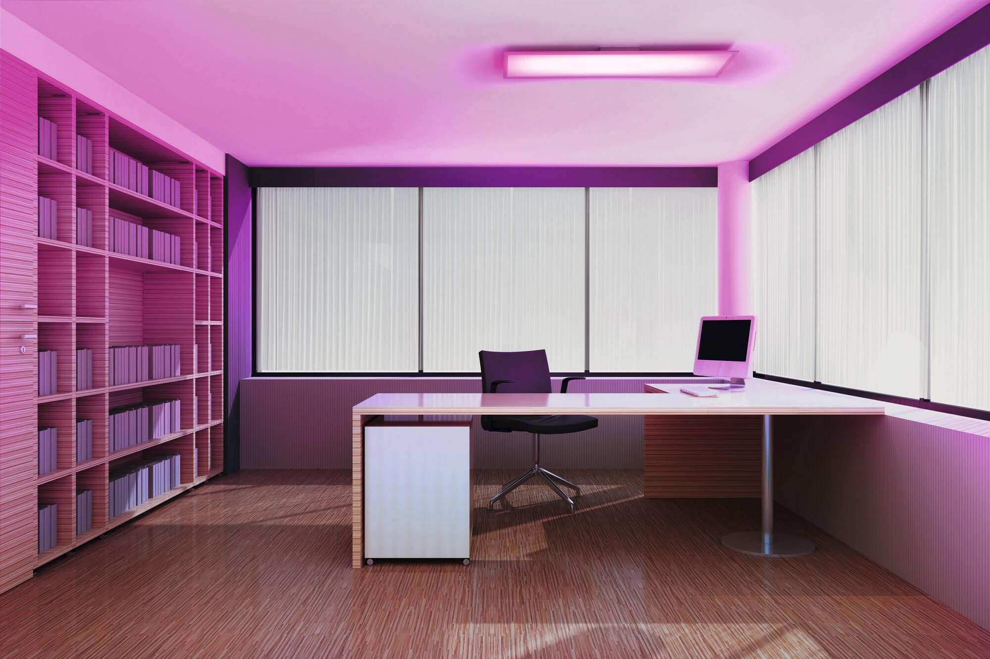 ledvance-smart-planon-wifi-led-deckenleuchte-60x60-cm-schwarz-rgb-dimmbar image 4