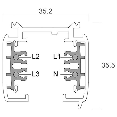 deko-light-d-line-3-phasen-stromschiene-200cm-aufbau-wei image 4