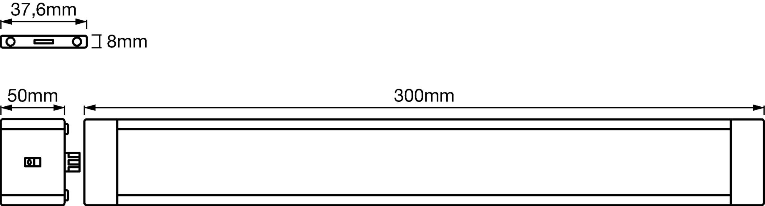 ledvance-cabinet-led-slim-unterbauleuchte-30cm-wei-mit-sweep-sensor image 3