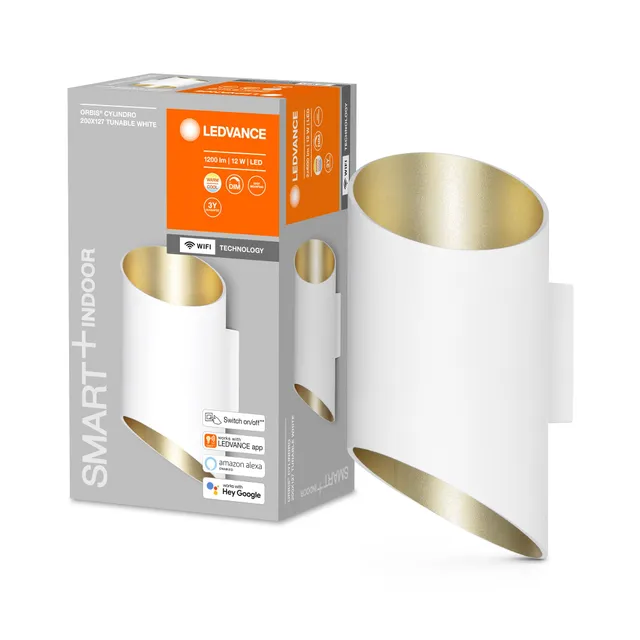 ledvance-orbis-cylindro-smart-wifi-wandleuchte-schwarz-kupfer image 1