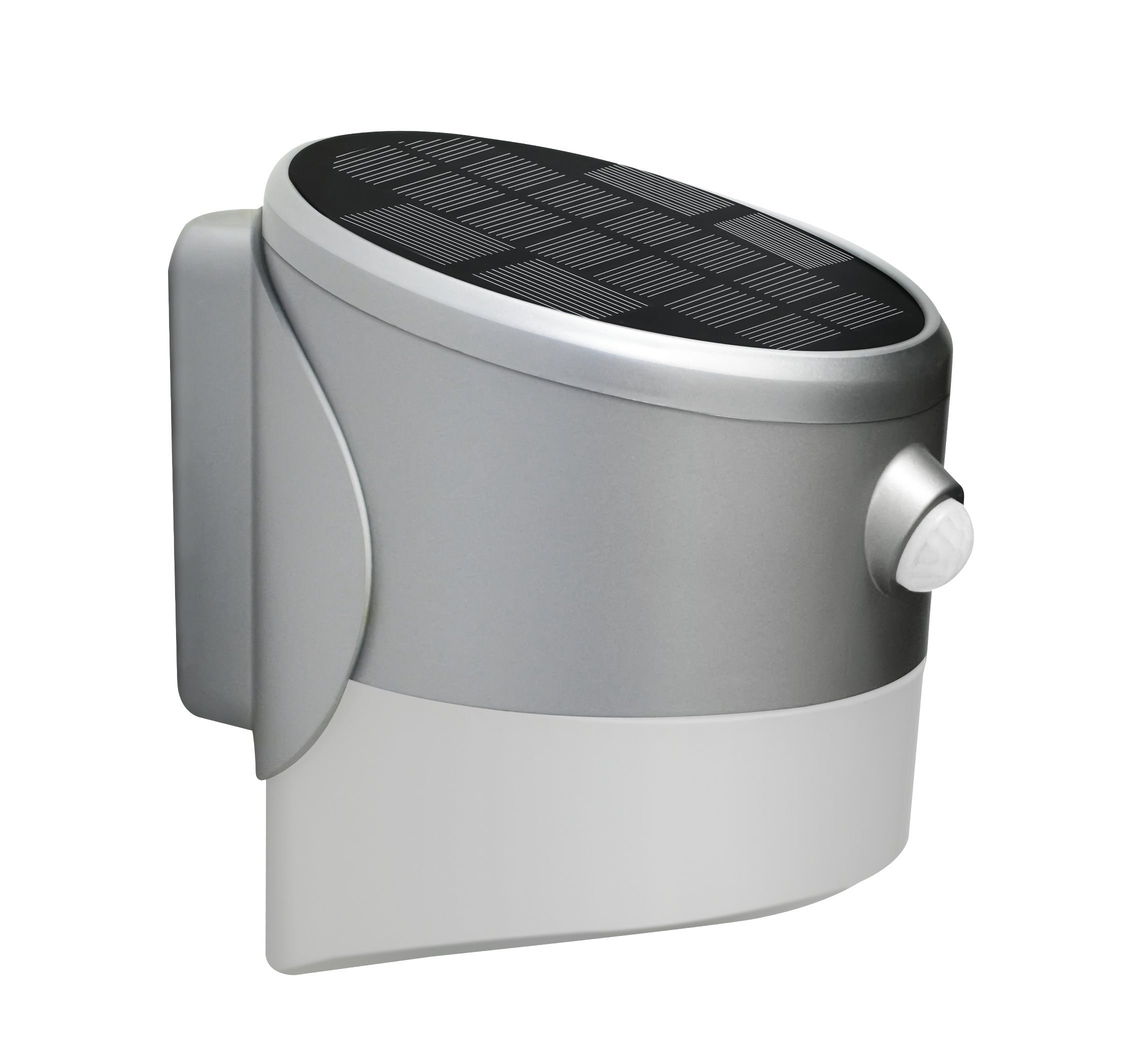 luceco-led-solar-wandlampe-mit-pir-bewegungsmelder-200-lm-grau image 3