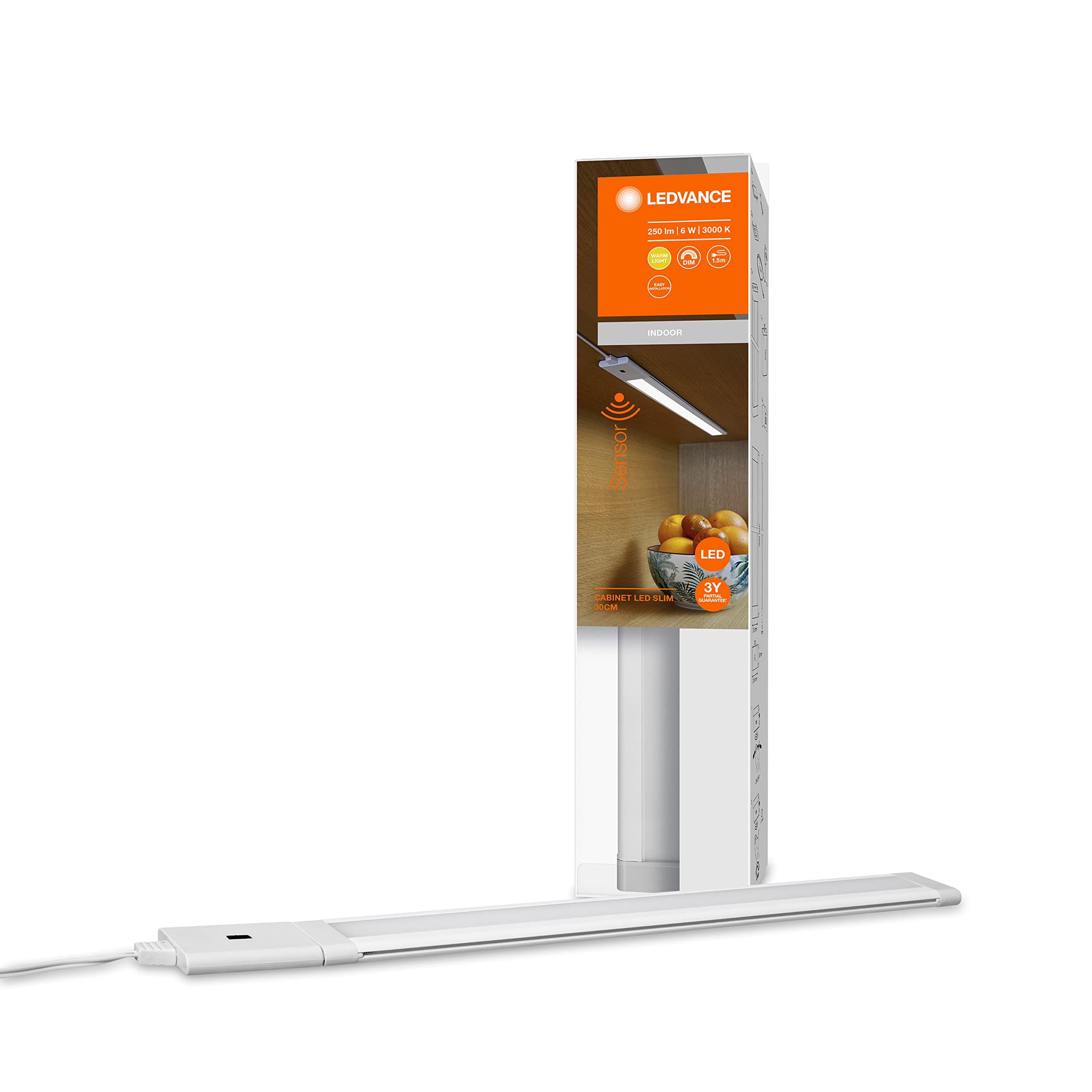 ledvance-cabinet-led-slim-unterbauleuchte-30cm-wei-mit-sweep-sensor image 5