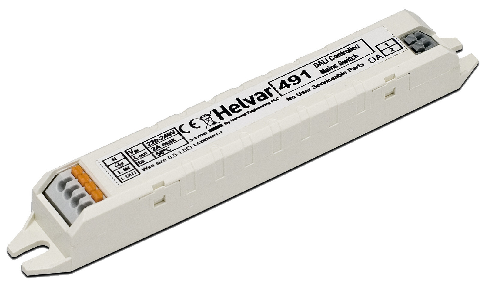 helvar-491-2a-relais-einheit-relay-unit-auslaufmodell image 1