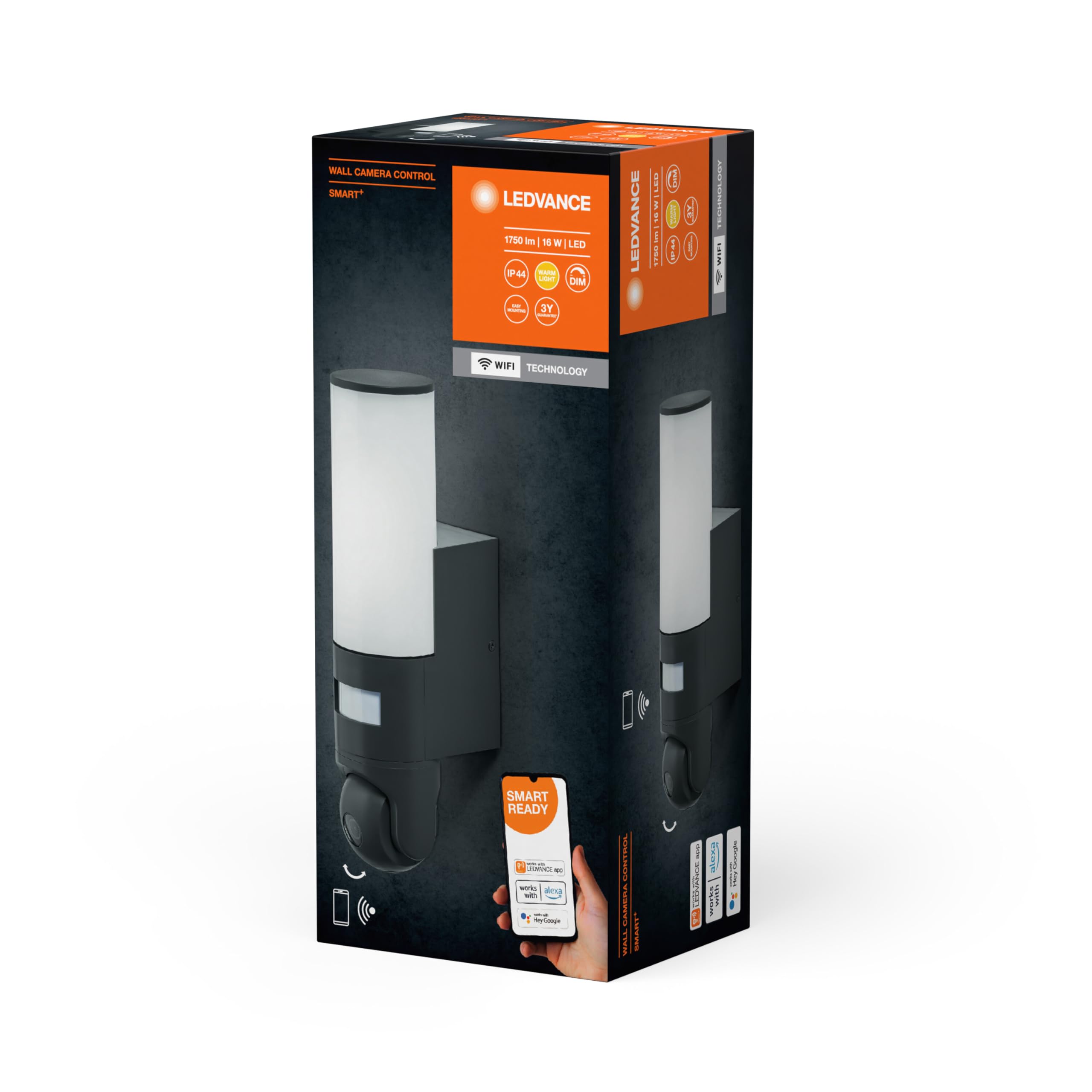 ledvance-smart-wifi-wall-auto-cam-au-enwandleuchte-12cm-16w-3000k-900lm-hd-kamer image 2
