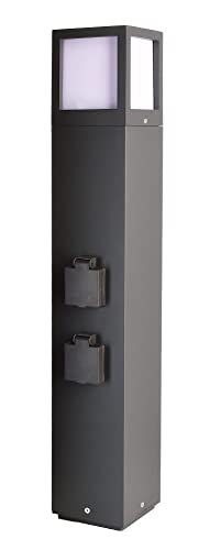 deko-light-facado-pollerleuchte-65cm-e27-mit-2-steckdosen-grau image 8