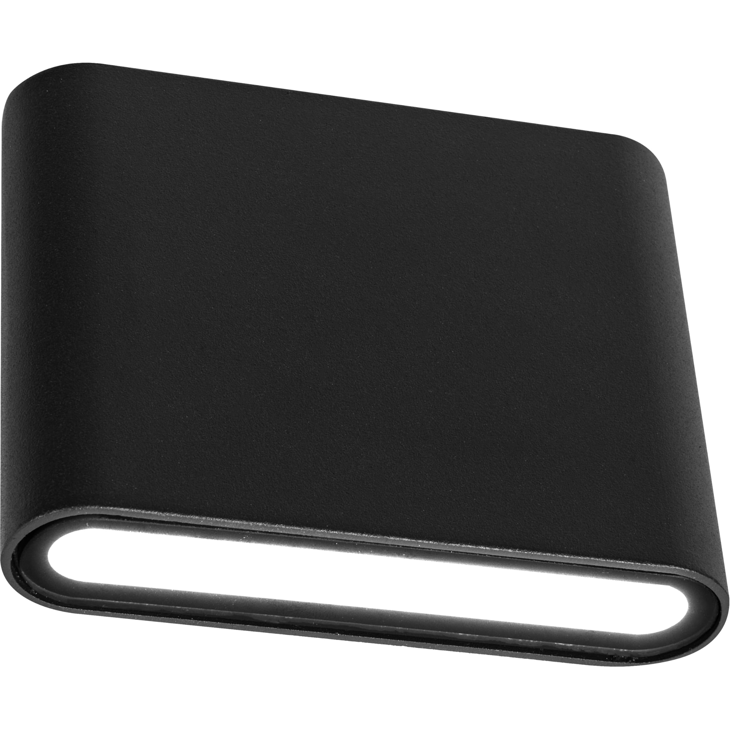 luceco-eco-led-wandleuchte-up-down-11-5x9cm-8w-grau-schiefer image 1