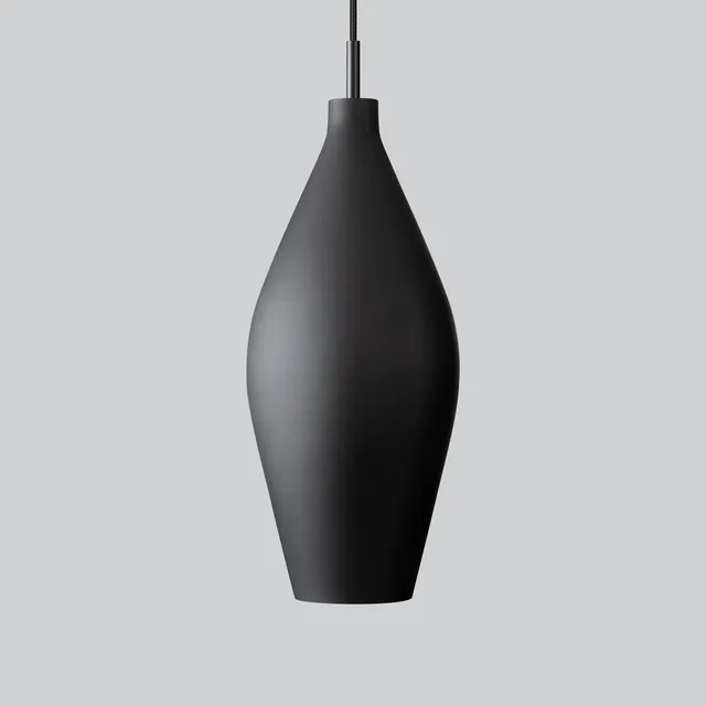 mawa-granada-pendelleuchte-opalglas-schwarz-wei image 1