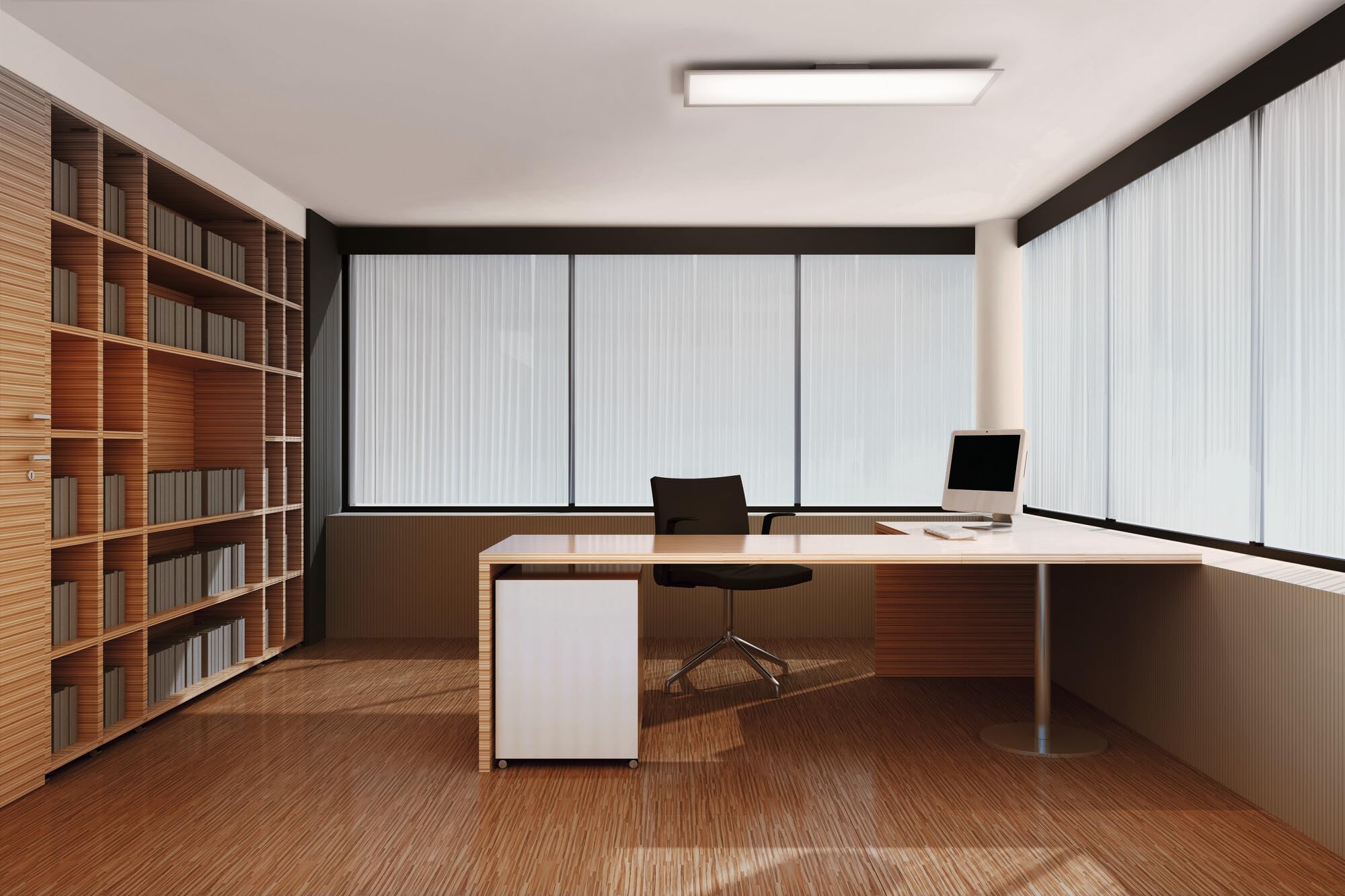 ledvance-smart-planon-wifi-led-deckenleuchte-60x60-cm-schwarz-rgb-dimmbar image 3
