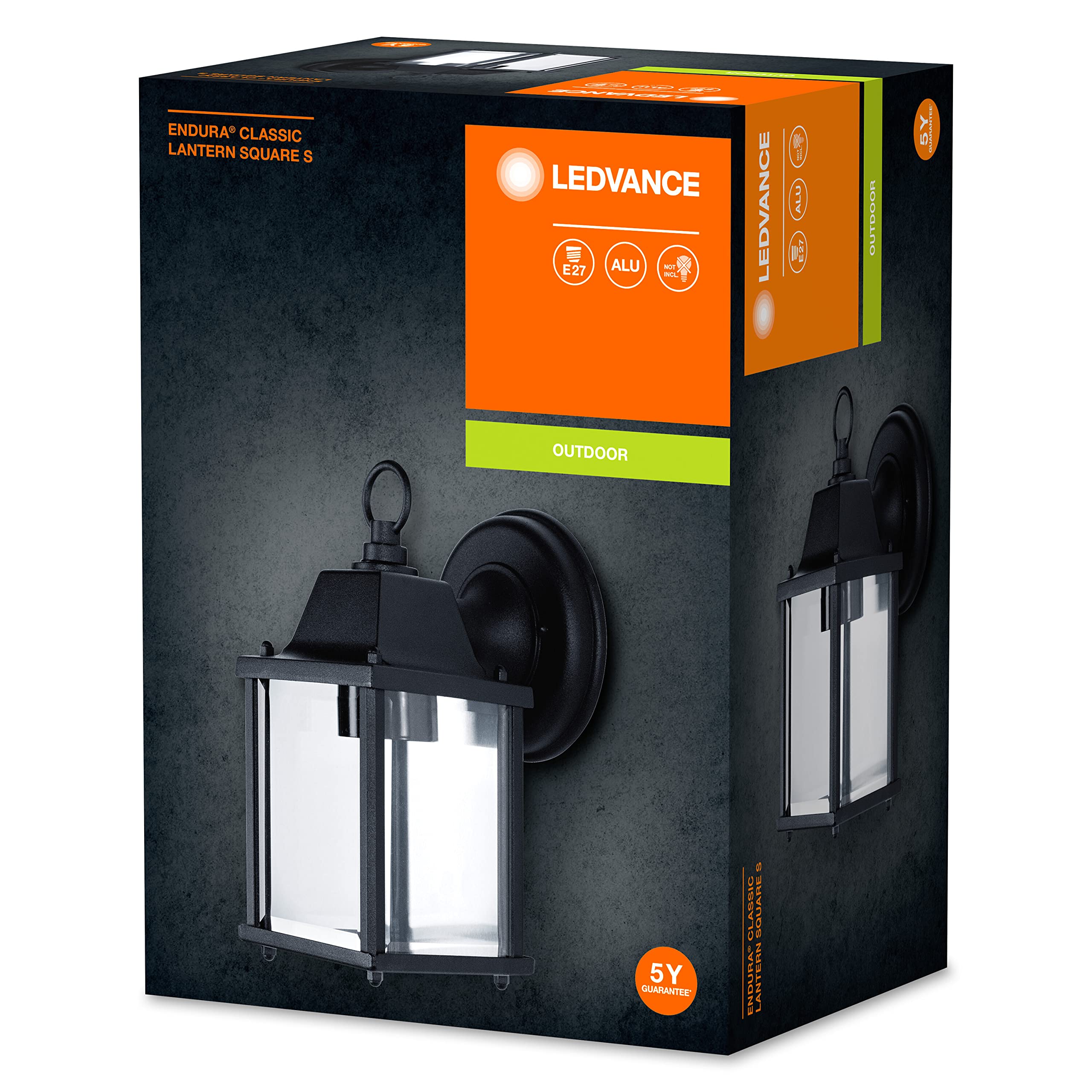 ledvance-endura-classic-lantern-sq-au-enleuchte-e27-ip44-schwarz image 2