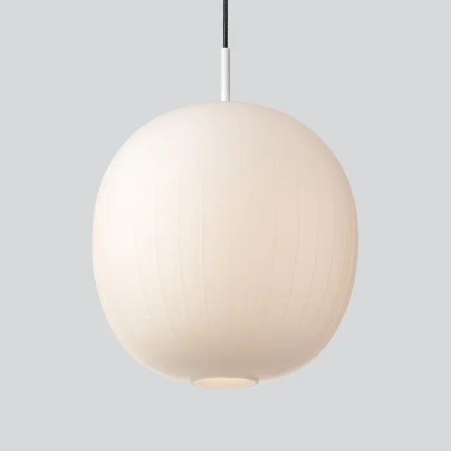 mawa-bologna-pendelleuchte-glas-lampion-mit-textilkabel image 1