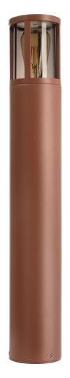 deko-light-facado-ii-pollerleuchte-rund-650-mm-e27-rost-rauchglas image 1