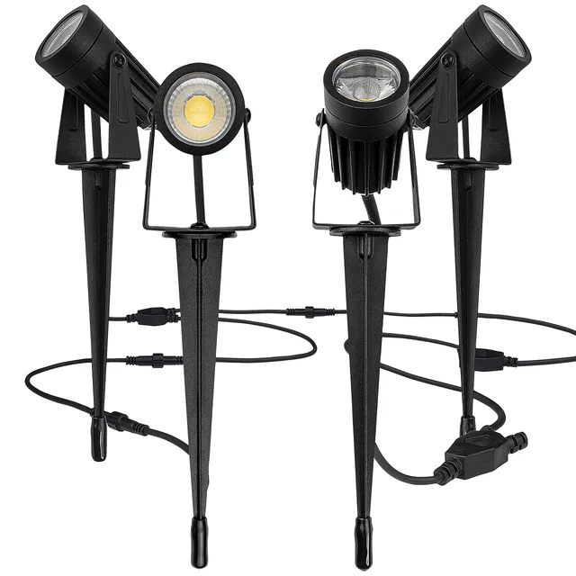 luceco-led-gartenstrahler-4er-set-4x-3w-mit-erdspie-ip65 image 1