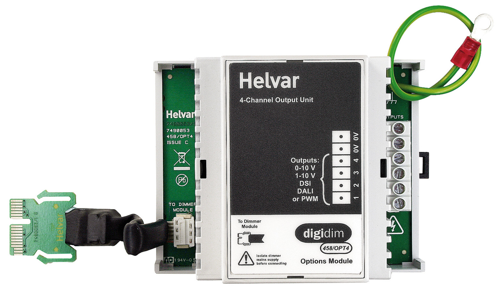 helvar-458-opt4-4-kanal-optionsmodul image 1