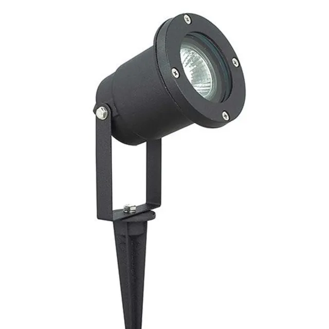 luceco-gartenstrahler-mit-erdspie-gu10-ip54-schiefergrau image 1