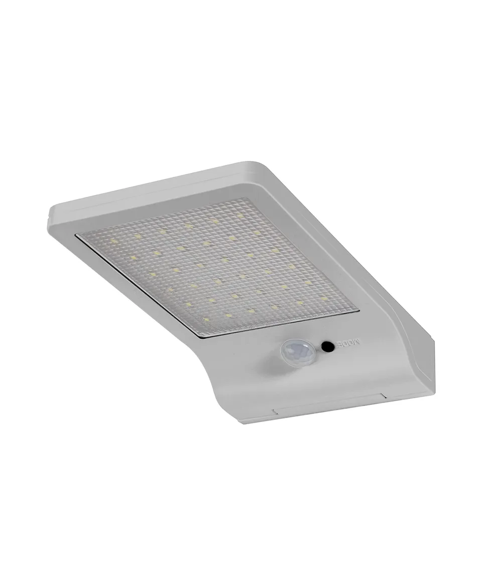 ledvance-doorled-solar-led-wandleuchte-silber-mit-bewegungsmelder-kaltwei-ip44 image 1