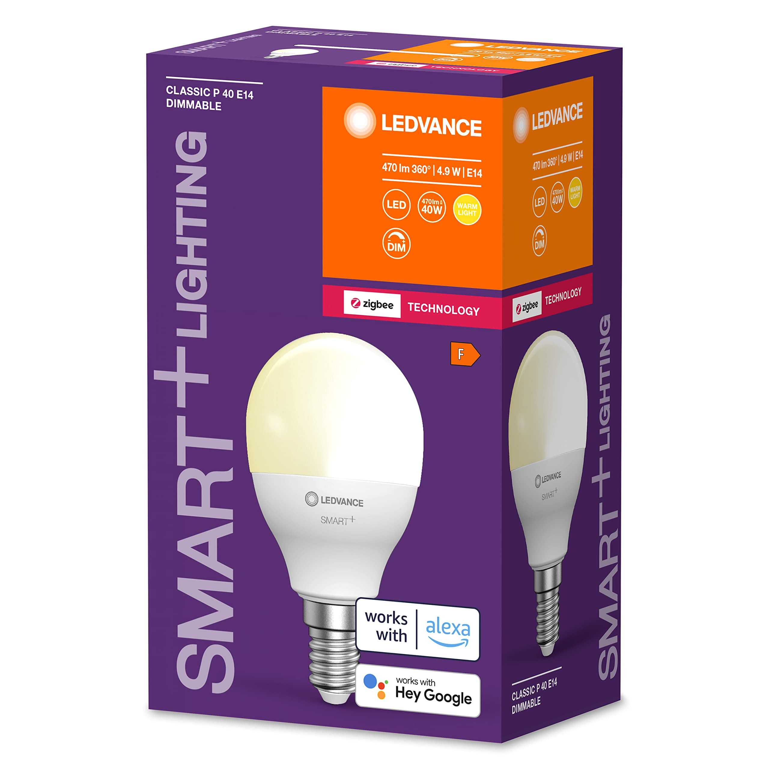 ledvance-smart-mini-bulb-e14-zigbee-dimmbar-warmwei-40w-ersatz image 2