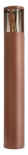 deko-light-facado-ii-pollerleuchte-rund-650-mm-e27-rost-rauchglas image 1