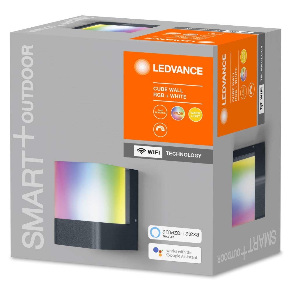 ledvance-smart-wifi-cube-wall-led-au-enleuchte-wand-rgb-dimmbar-dunkelgrau image 3