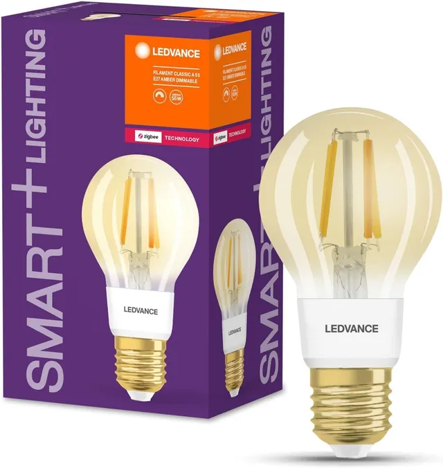 ledvance-smart-filament-classic-a-e27-6w-2400k-dimmbar-4er-pack image 1