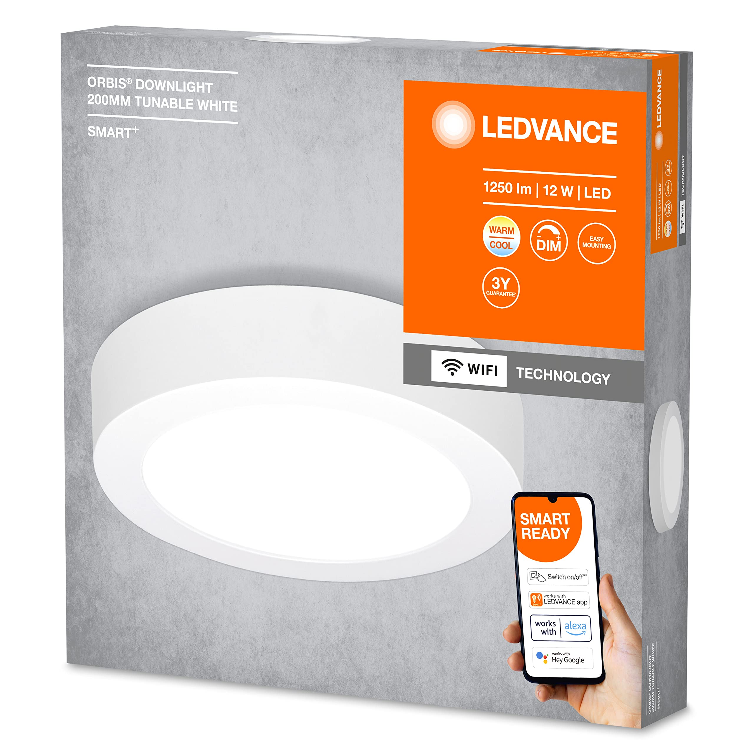ledvance-smart-spot-surface-20cm-12w-900lm-wei-dimmbar image 3