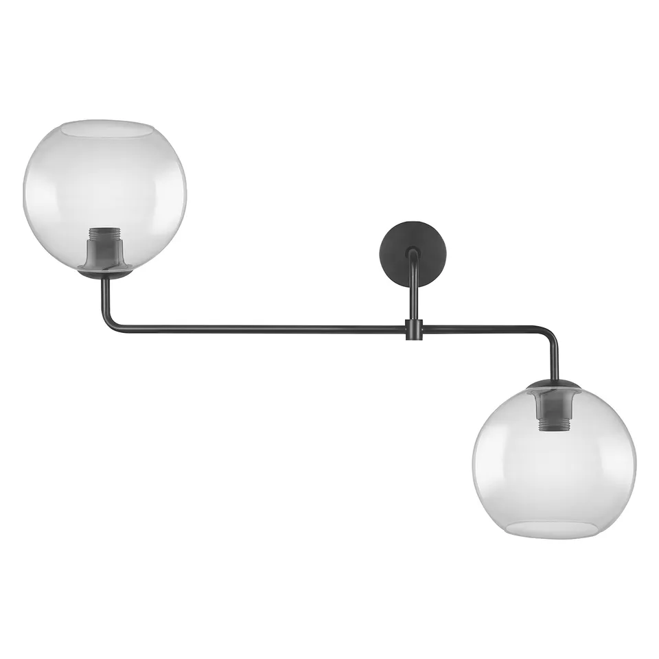 ledvance-vintage-1906-globe-double-wandleuchte-e27-rauchglas-ohne-leuchtmittel image 1