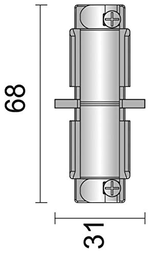 deko-light-d-line-mechanischer-verbinder-3-phasen-schienensystem-grau image 4