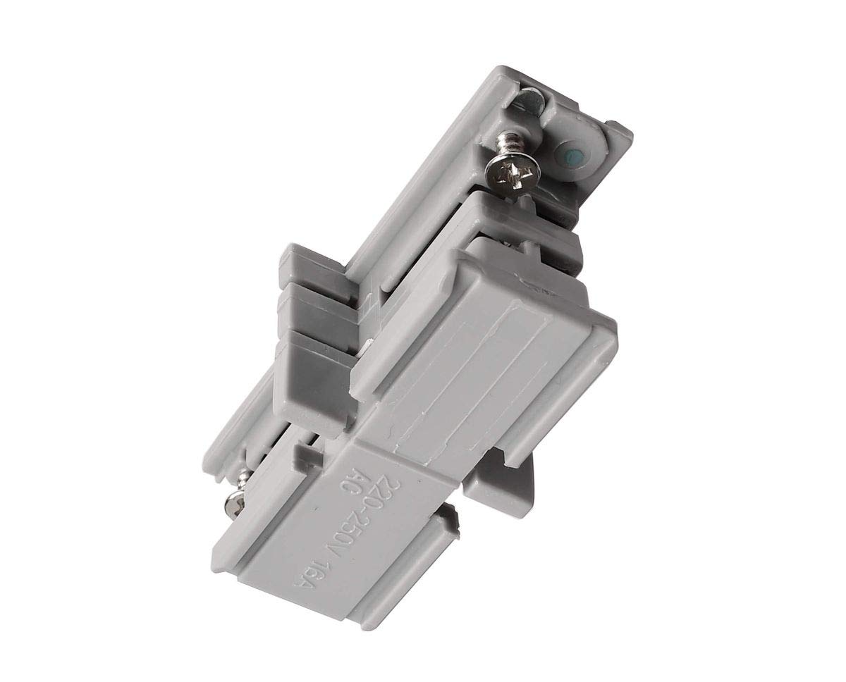 deko-light-d-line-mechanischer-verbinder-3-phasen-schienensystem-grau image 1