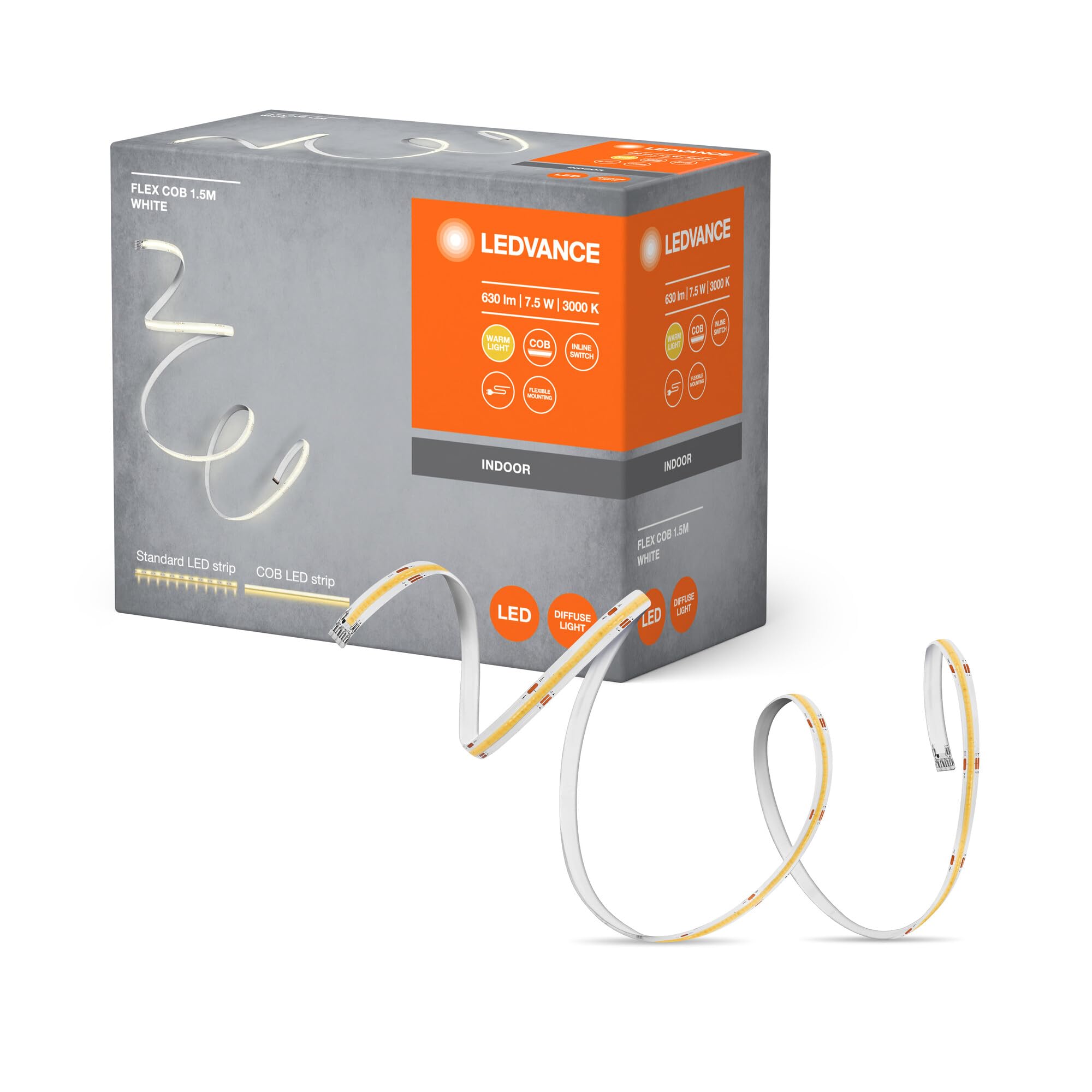 ledvance-flex-cob-led-streifen-1-5m-warmwei-3000k image 1