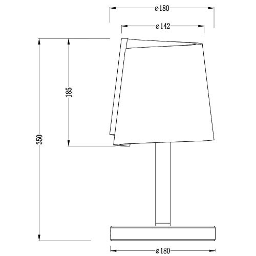 deko-light-twister-gips-tischleuchte-g9-max-25w-18-x-h-35-cm-wei-mit-rotem-kabel image 5