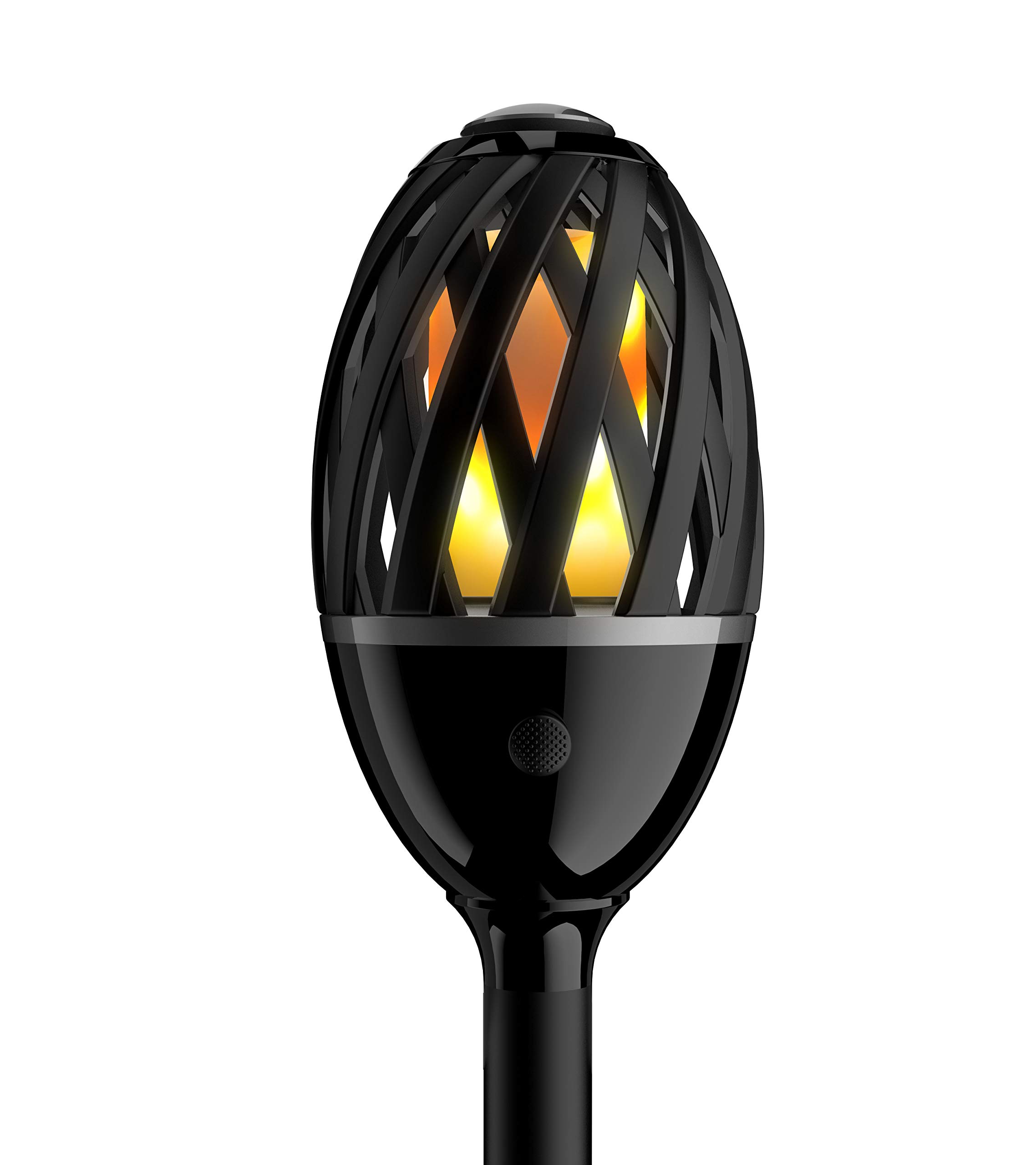 luceco-led-gartenfackel-mit-flammeneffekt-usb-ip65-schwarz image 4