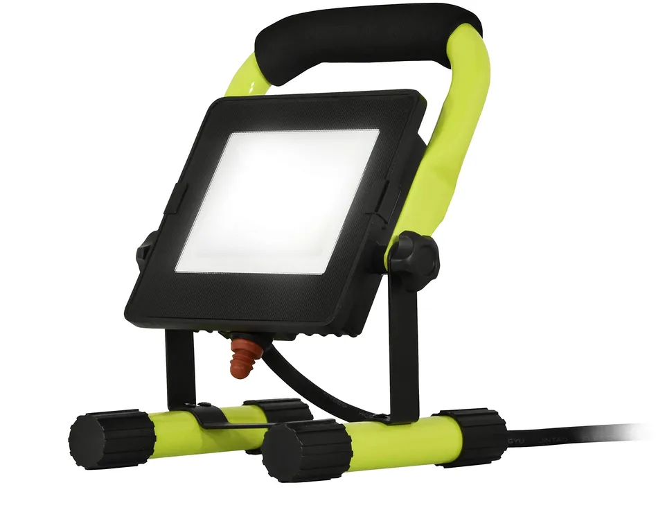 luceco-eco-slimline-led-baustrahler-10w-800lm-ip65-arbeitsleuchte image 1