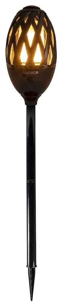 luceco-led-gartenfackel-mit-flammeneffekt-usb-ip65-schwarz image 1